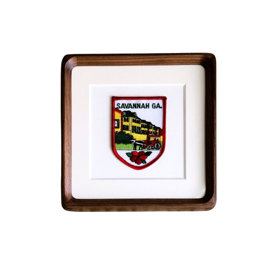 Georgia Savannah Framed Vintage Travel Patch