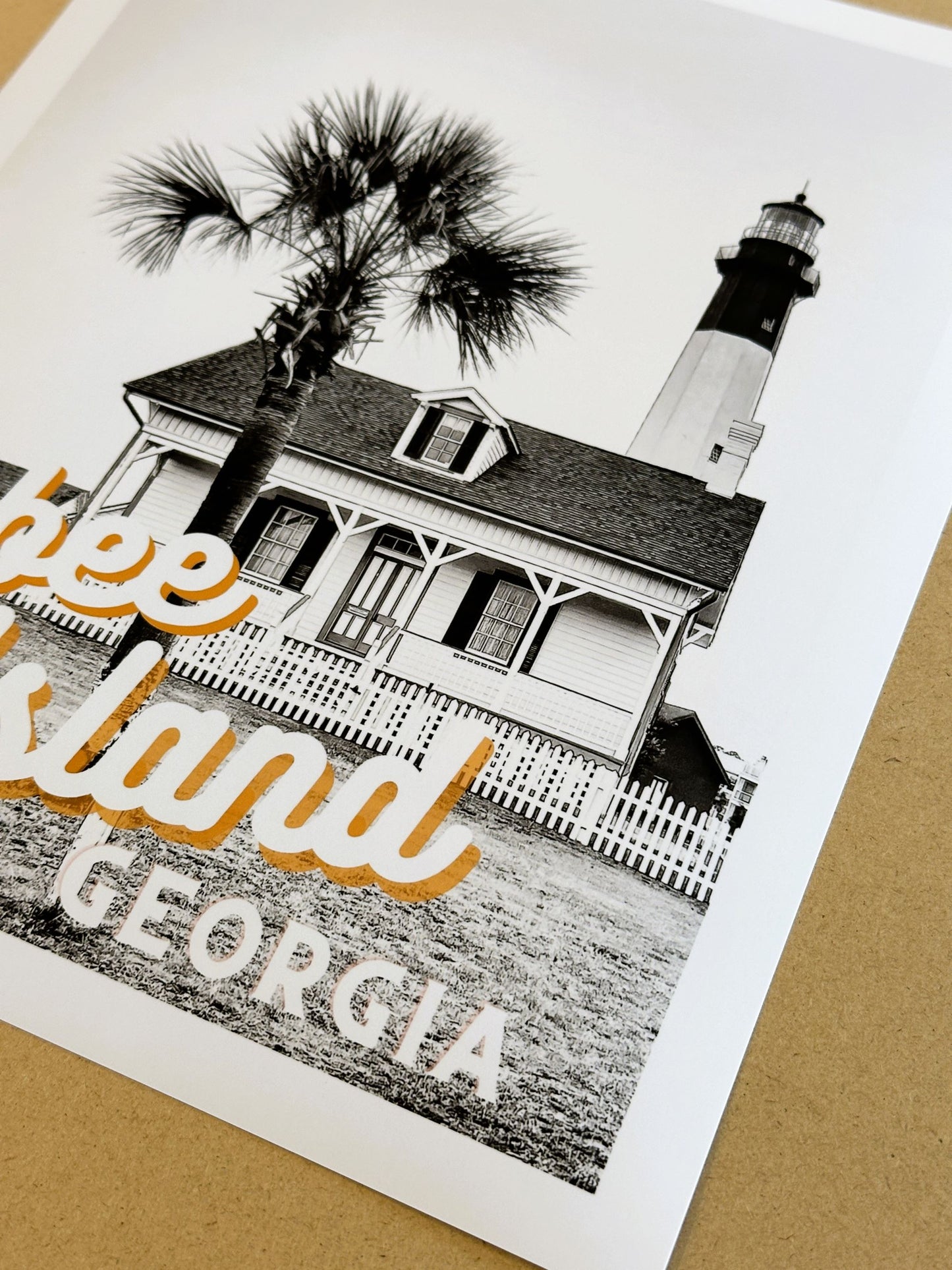 Georgia Tybee Island Lighthouse Savannah Giclee Travel Print