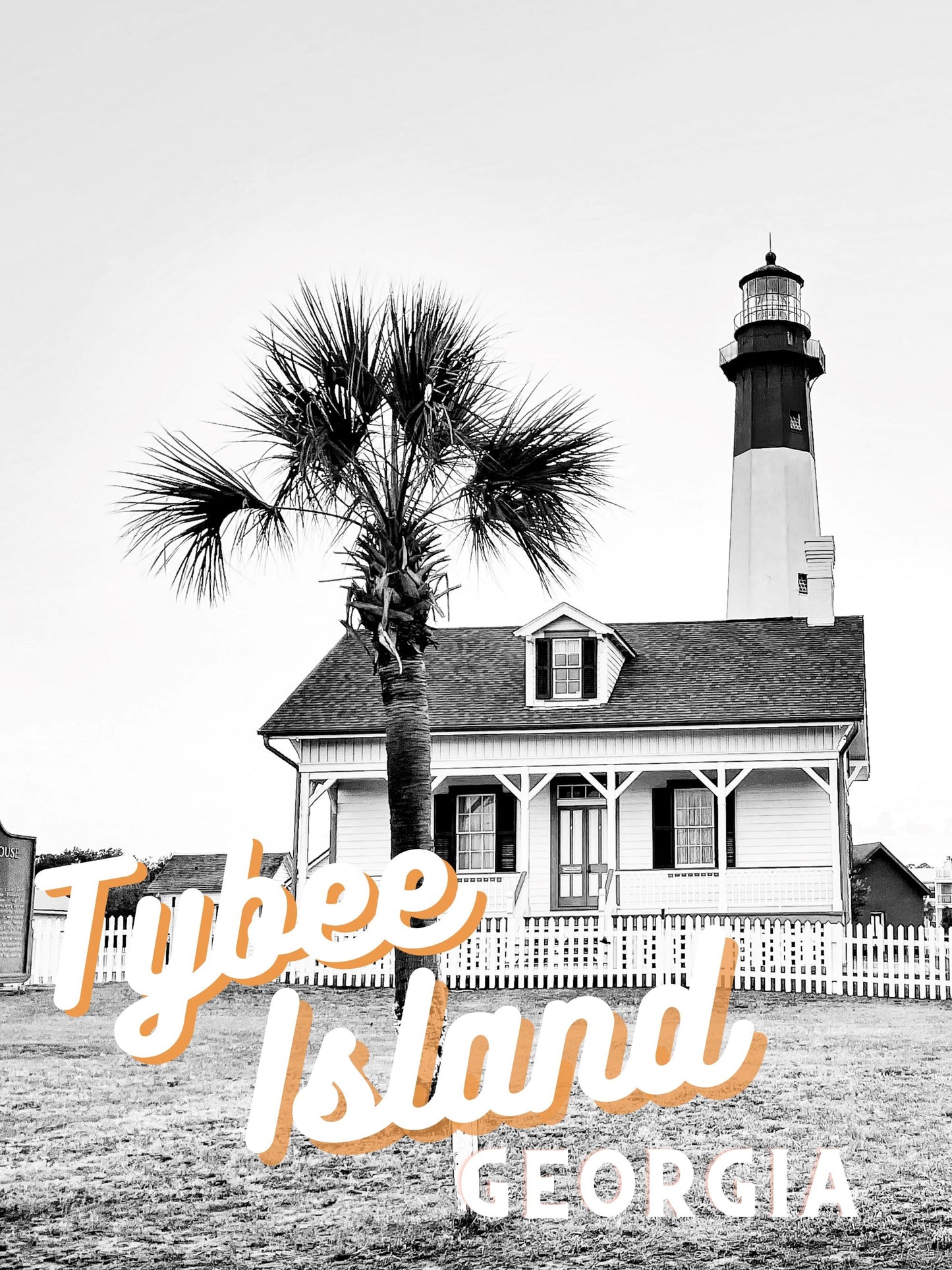 Georgia Tybee Island Lighthouse Savannah Giclee Travel Print