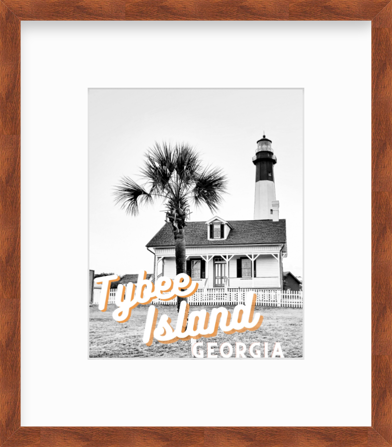 Georgia Tybee Island Lighthouse Savannah Giclee Travel Print