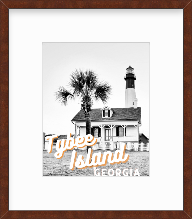 Georgia Tybee Island Lighthouse Savannah Giclee Travel Print