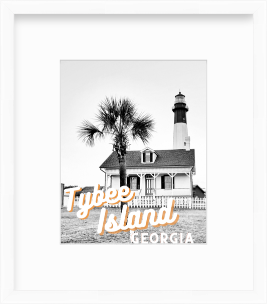 Georgia Tybee Island Lighthouse Savannah Giclee Travel Print