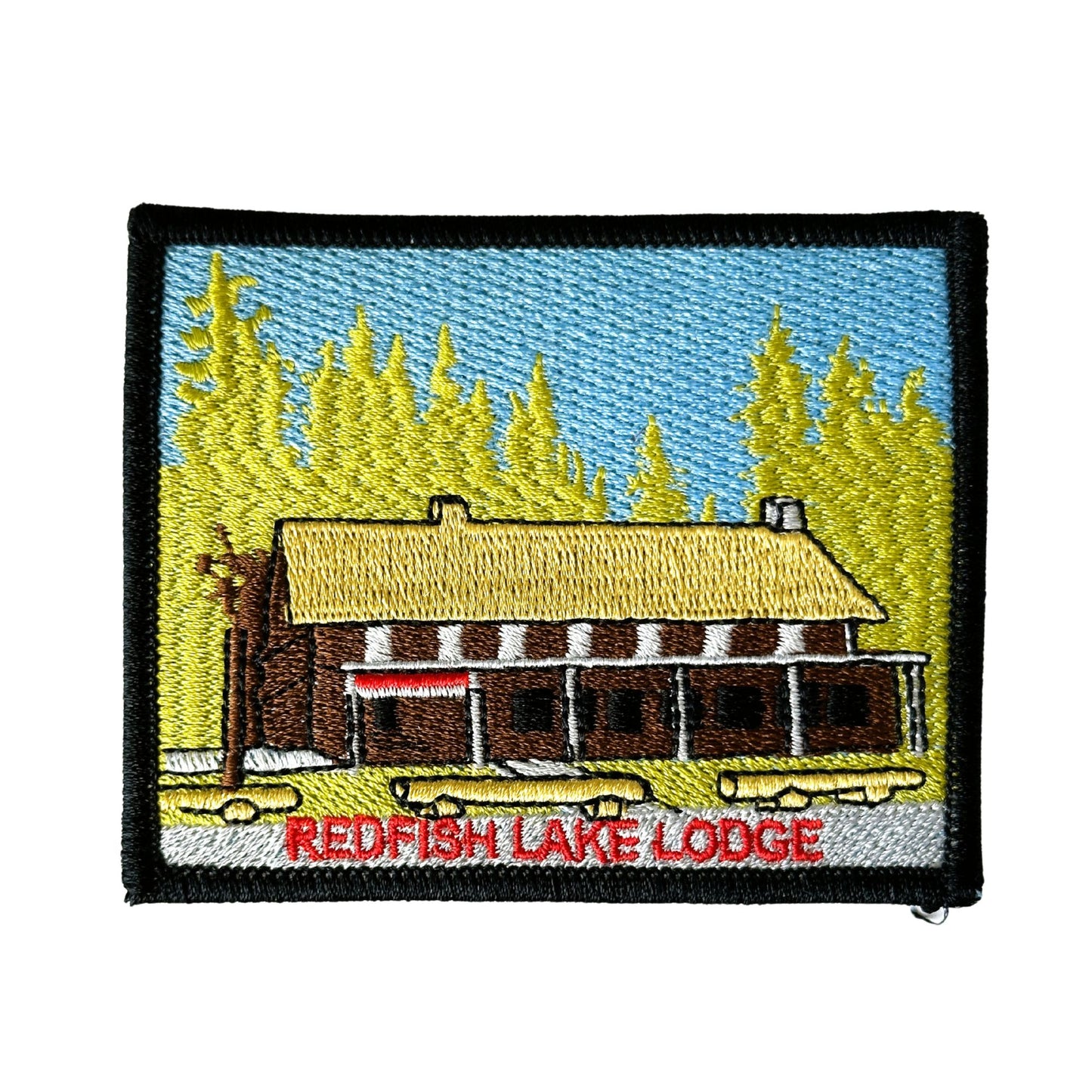 Idaho Red Fish Lake Lodge Large Vintage Patch