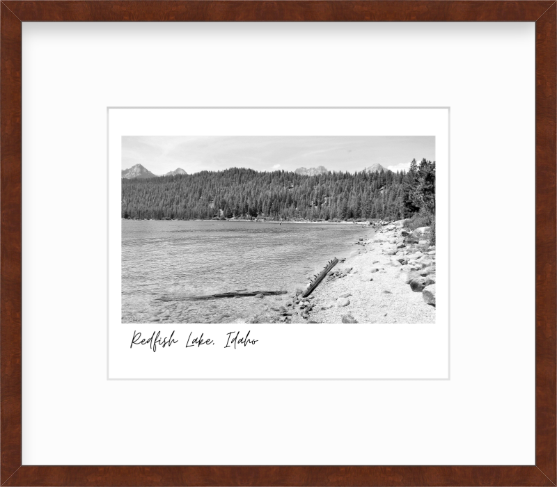 Idaho Red Fish Lake Giclee Travel Print