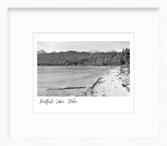 Idaho Red Fish Lake Giclee Travel Print