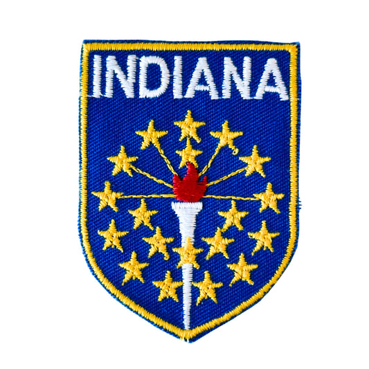 Indiana State Flag Vintage Patch