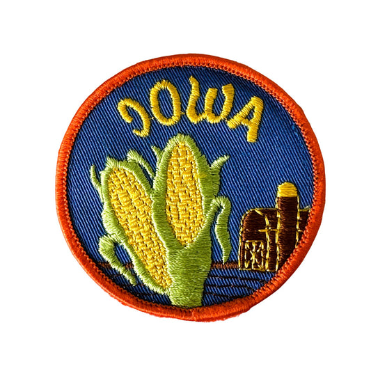 Iowa Corn Vintage Travel Patch