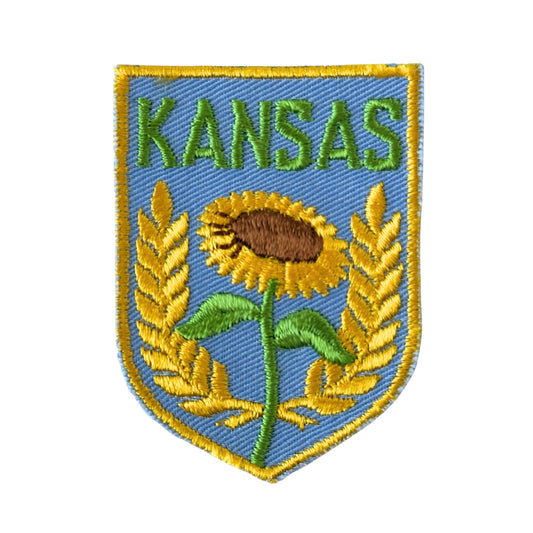 Kansas Sunflower Vintage Patch