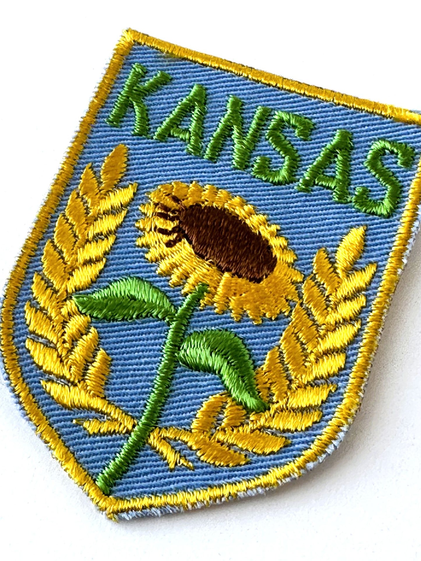 Kansas Sunflower Vintage Patch