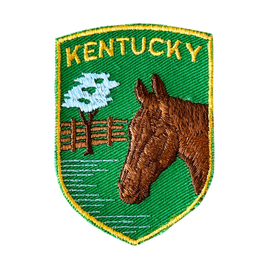 Kentucky Horse Green Vintage Patch