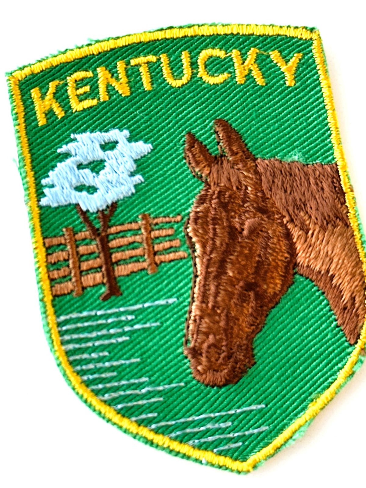 Kentucky Horse Green Vintage Patch
