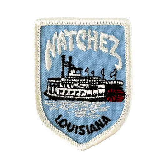 Louisiana Natchez Riverboat Vintage Patch