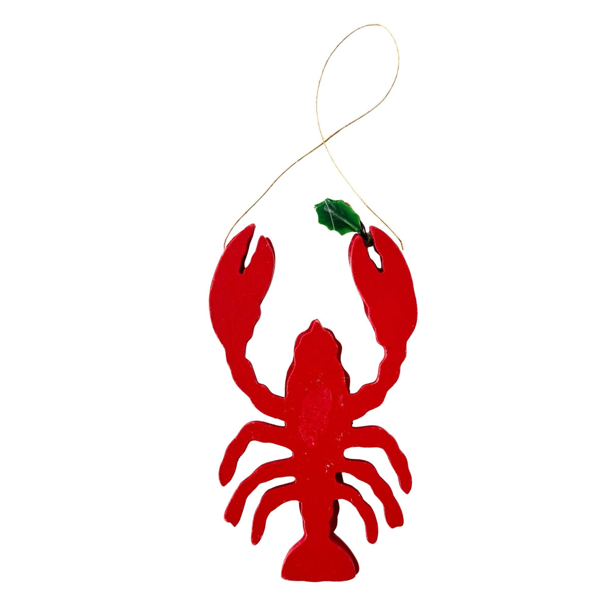 Louisiana New Orleans Crawfish Vintage Wood Ornament