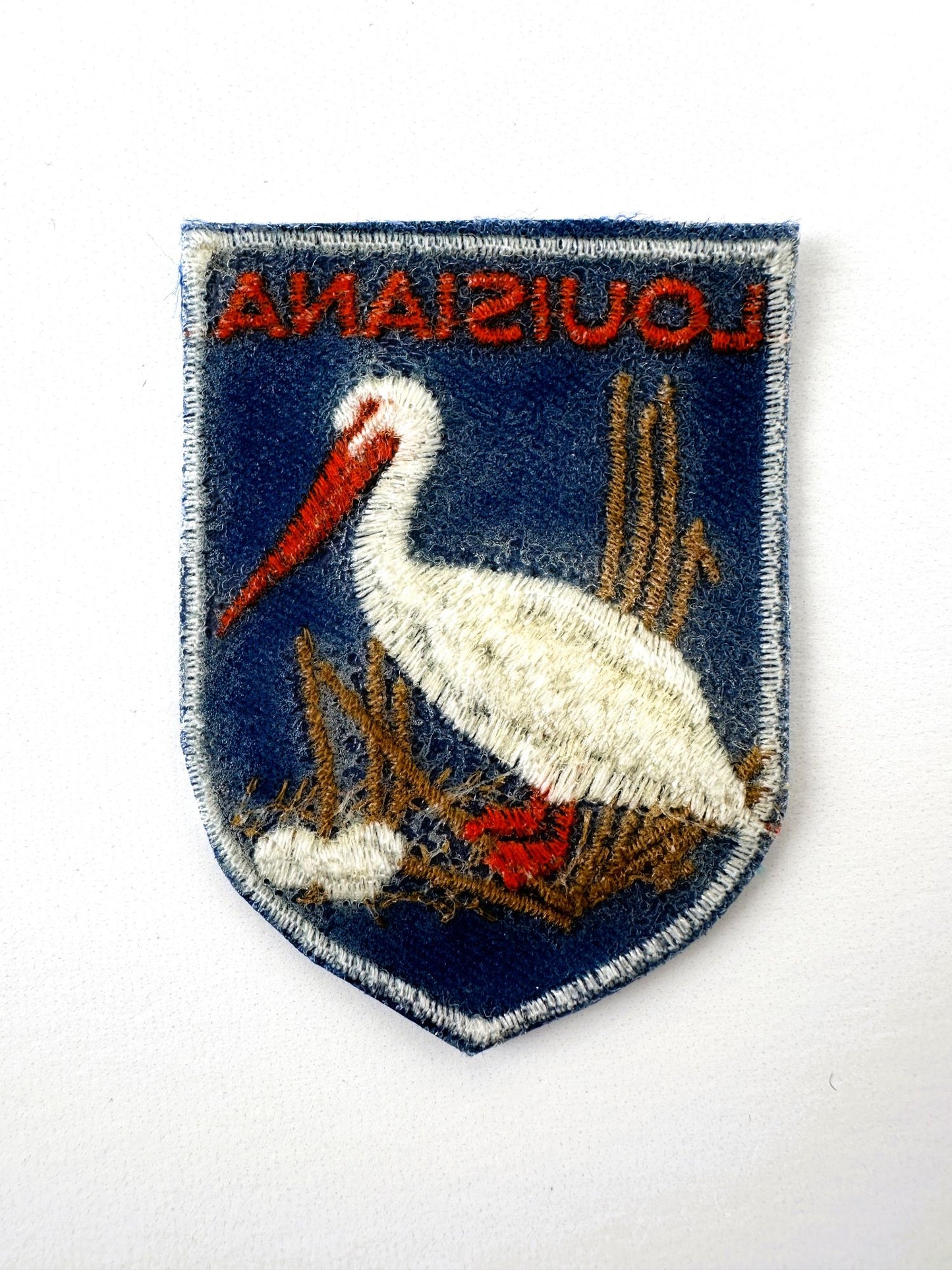 Louisiana Pelican Vintage Patch