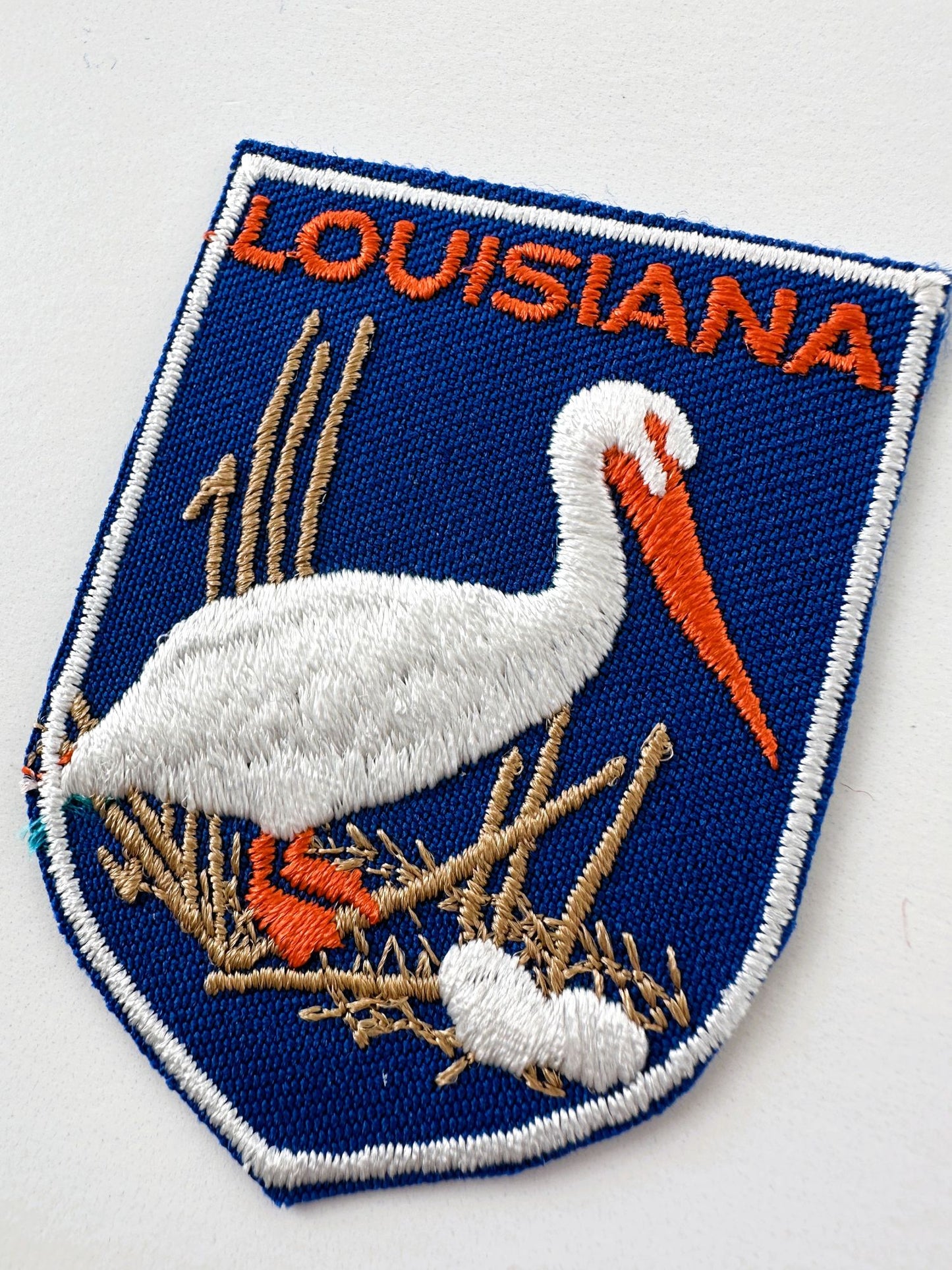Louisiana Pelican Vintage Patch