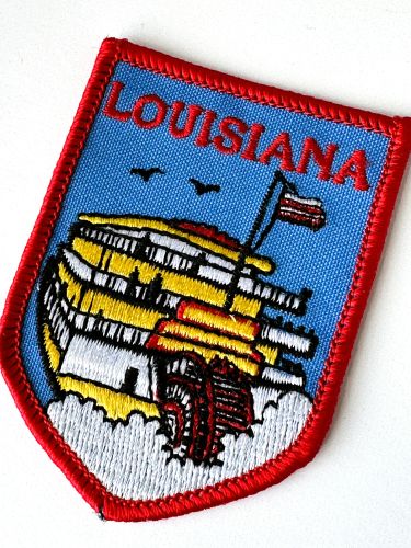 Louisiana Riverboat Vintage Patch