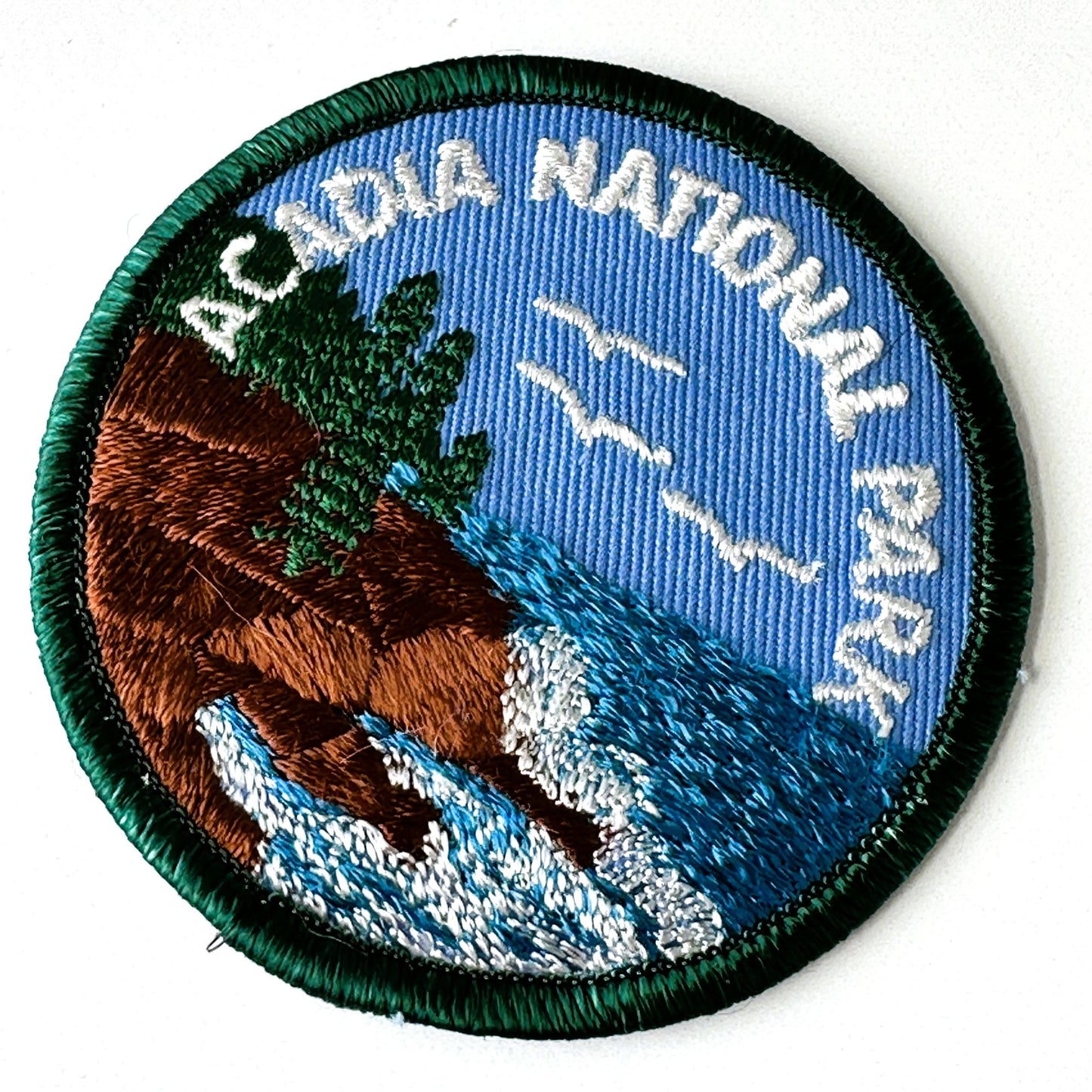 Maine Acadia National Park Large Vintage Round Patch