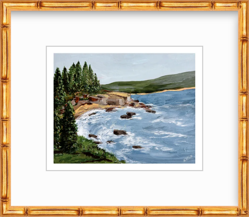 Maine Acadia National Park Painting Giclee Art Print