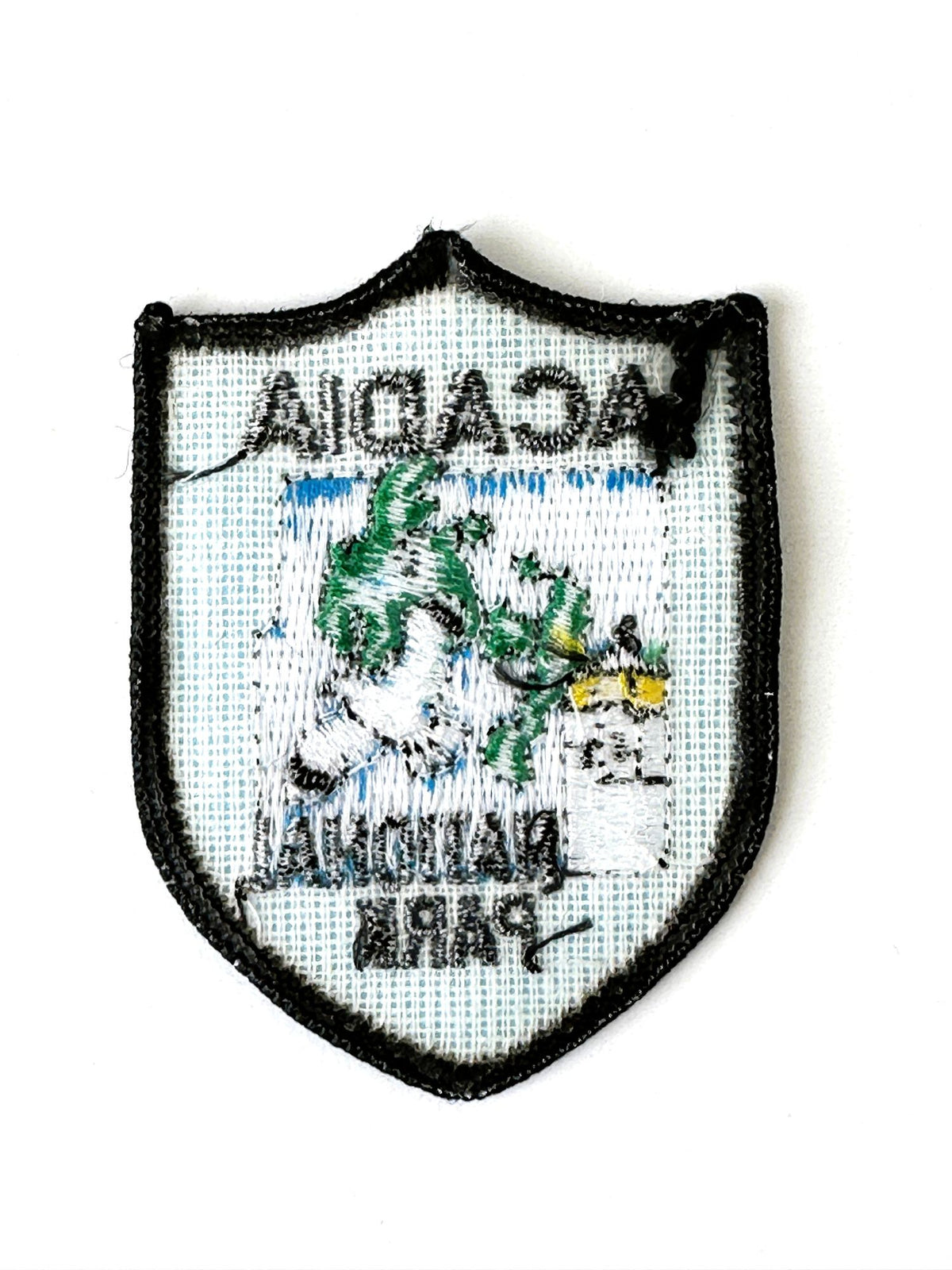Maine Acadia National Park Seagull Lighthouse Vintage Patch