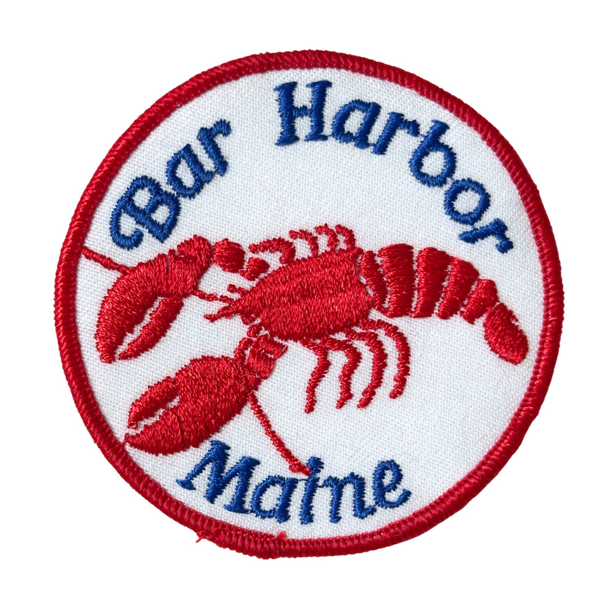 Maine Bar Harbor Lobster Large Vintage Patch