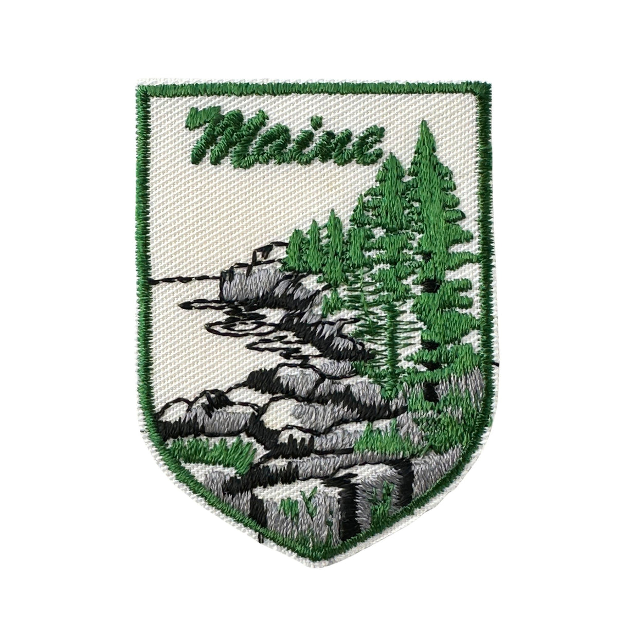 Maine Coast Vintage Green Patch
