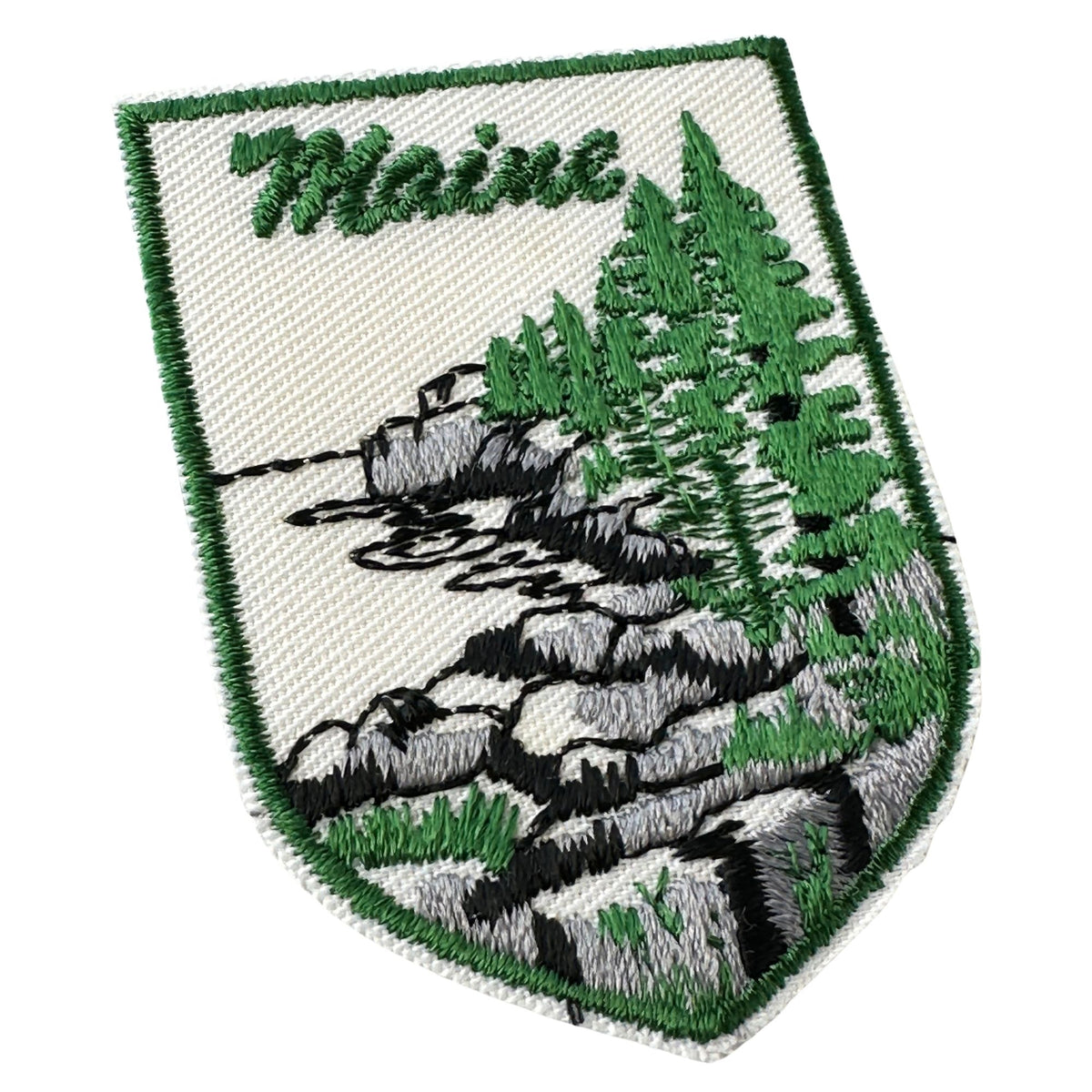 Maine Coast Vintage Green Patch