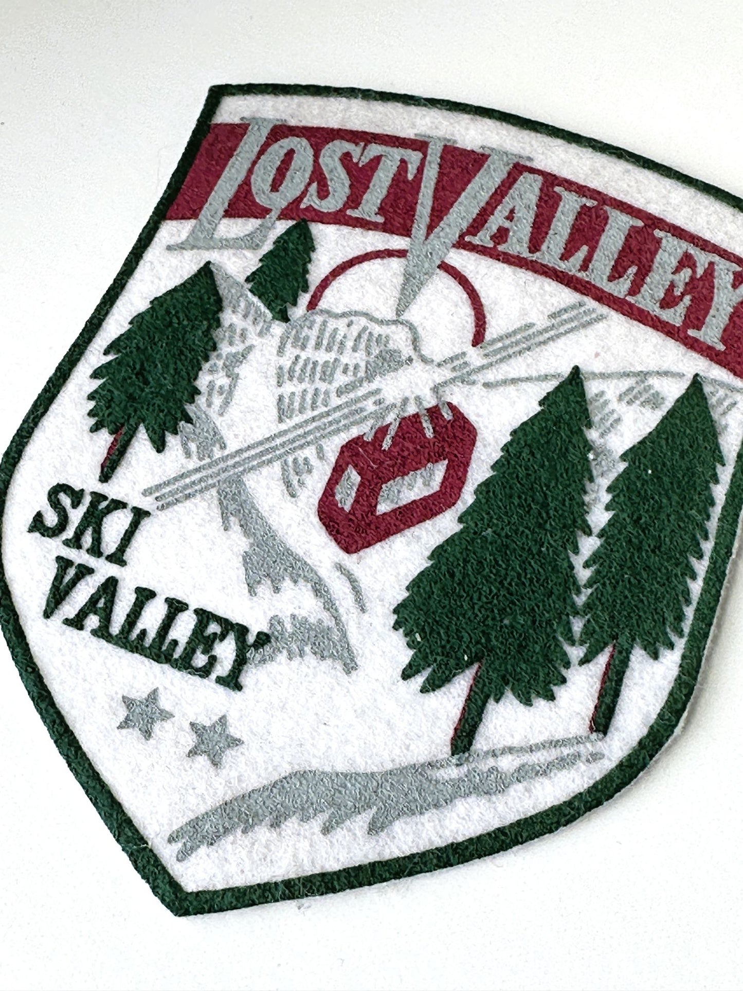 Maine Lost Valley Ski Large Vintage Patch