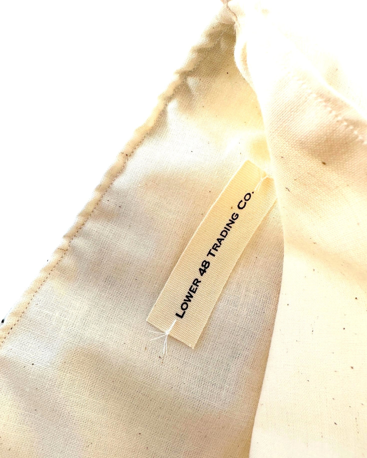 Maine Portland Head Light Nautical Vintage Hand Printed Linen Freshly Sewn Stocking