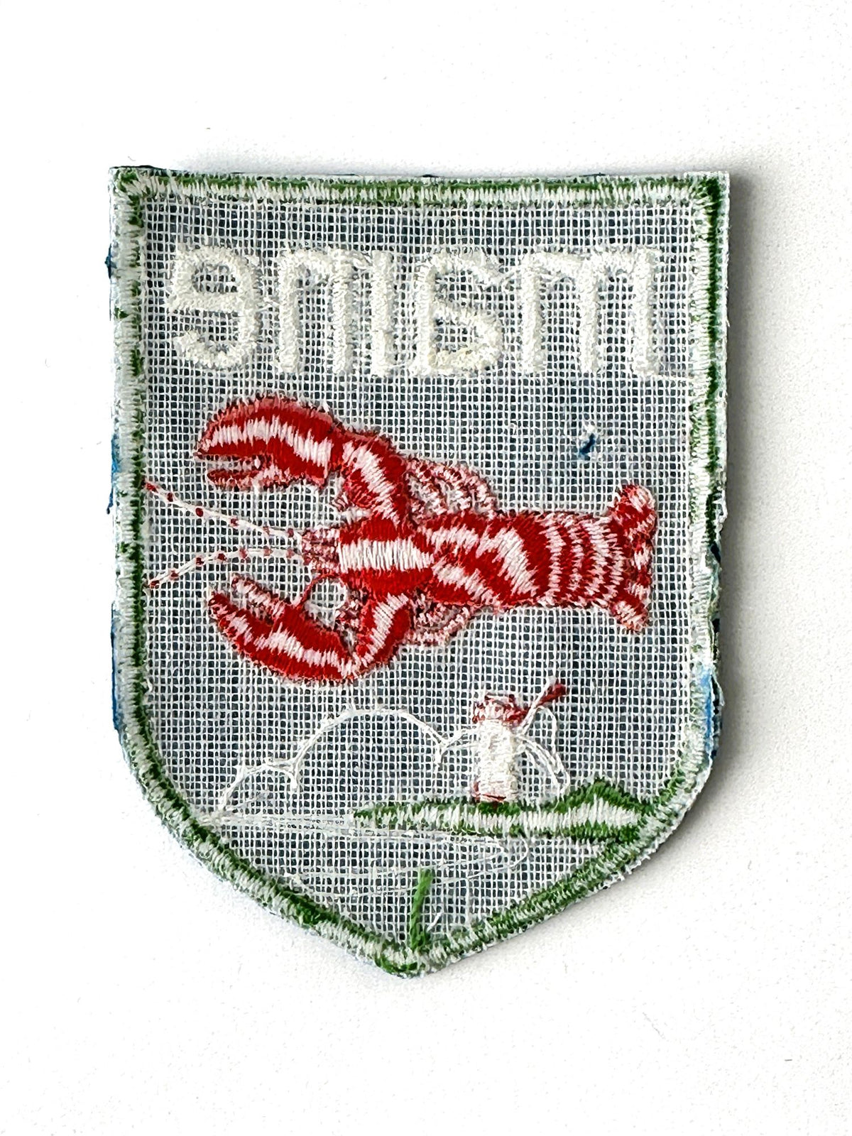 Maine Lobster Red White and Blue Vintage Patch