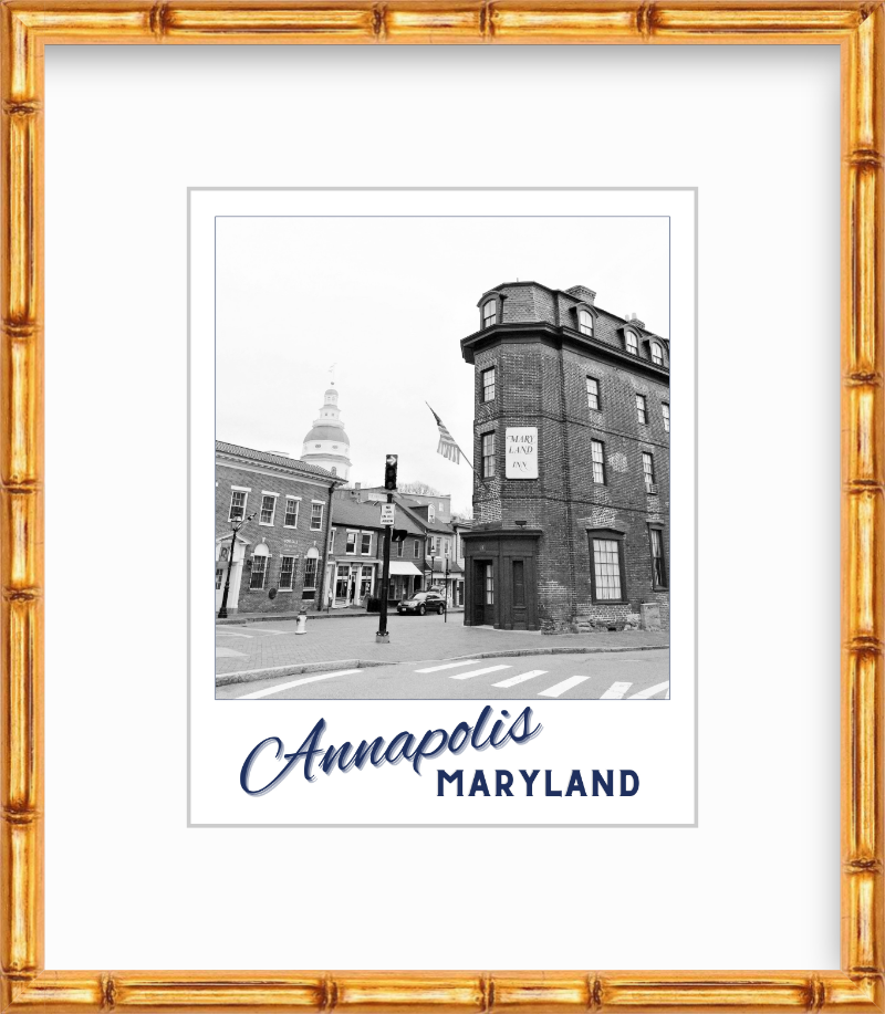 Maryland Annapolis Giclee Travel Print