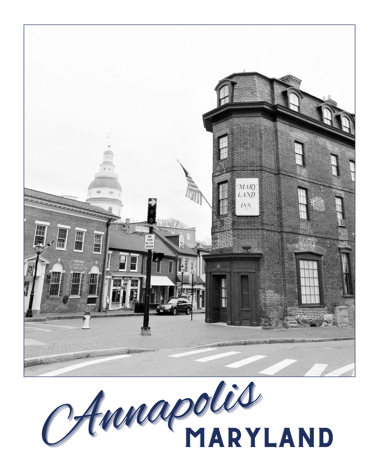 Maryland Annapolis Giclee Travel Print