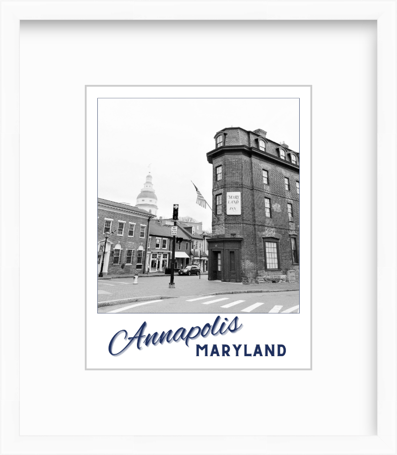 Maryland Annapolis Giclee Travel Print