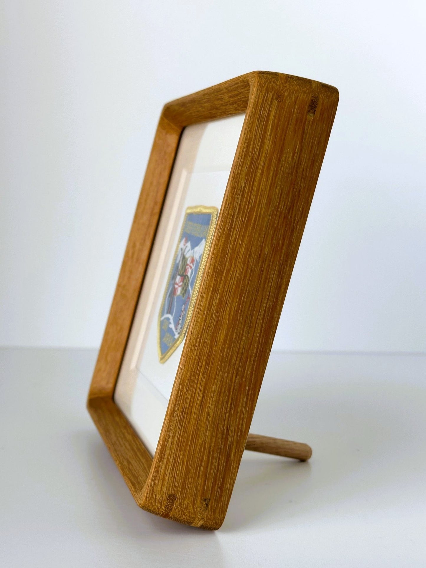 Maryland Deep Creek Ski Area Vintage Travel Patch Wood Framed