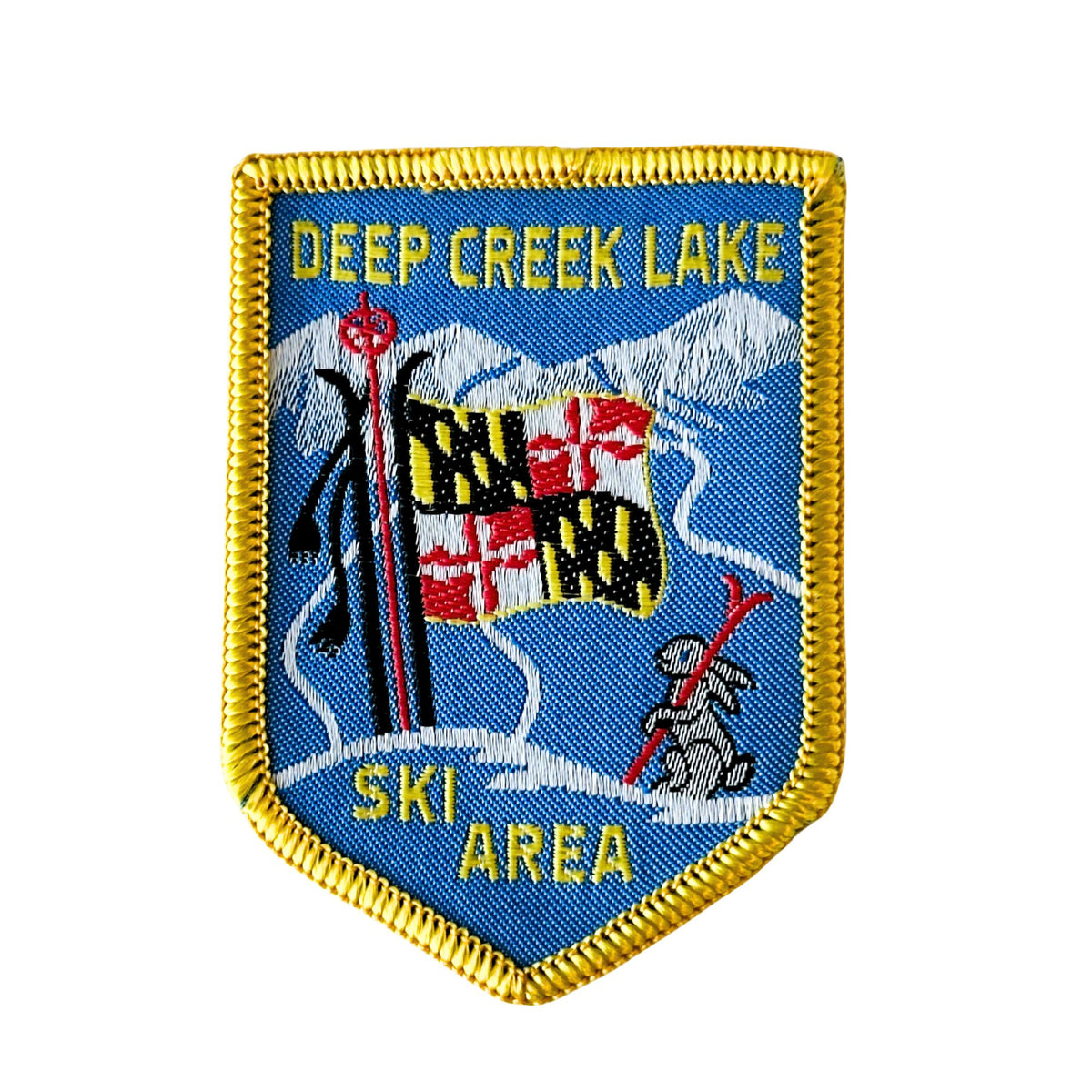 Maryland Deep Creek Lake Ski Area Vintage Patch