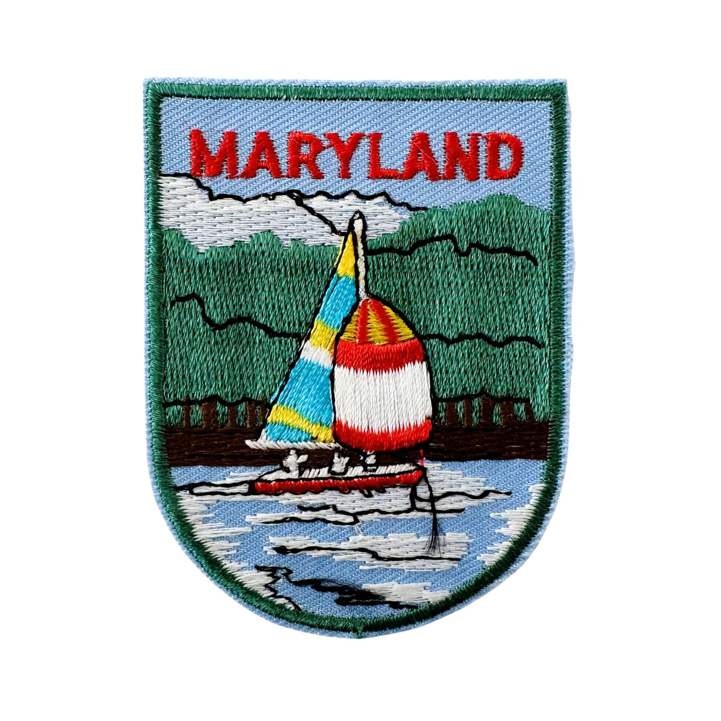 Maryland Sailboat Vintage Patch