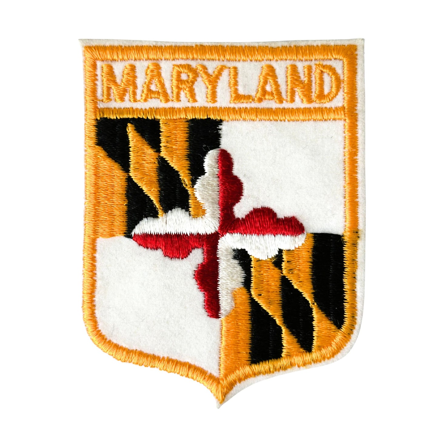 Maryland State Flag Large Vintage Patch