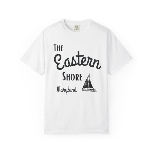 Maryland Eastern Shore Sailboat Adult Unisex T-Shirt White