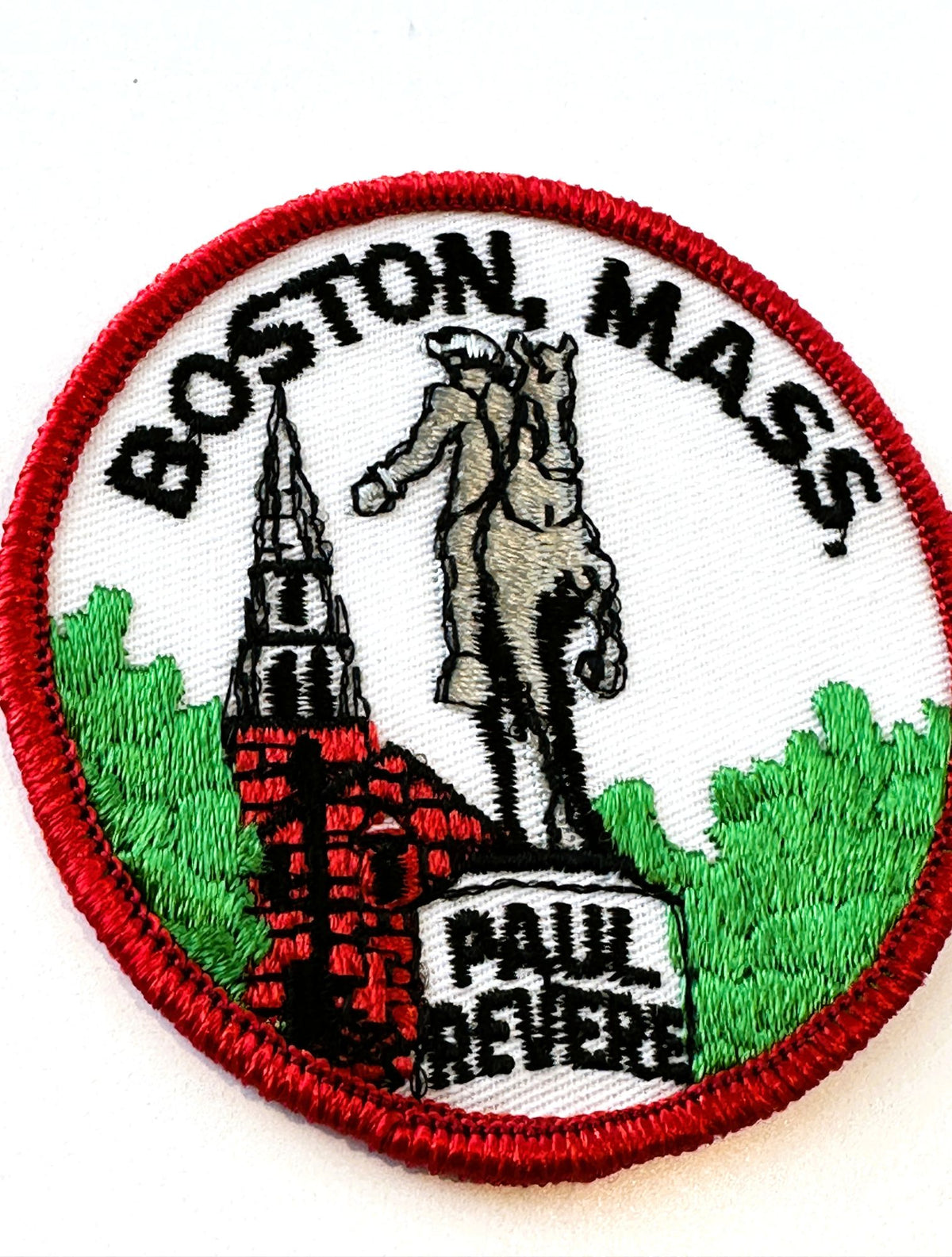 Massachusetts Boston Paul Revere Old North Church Vintage Patch