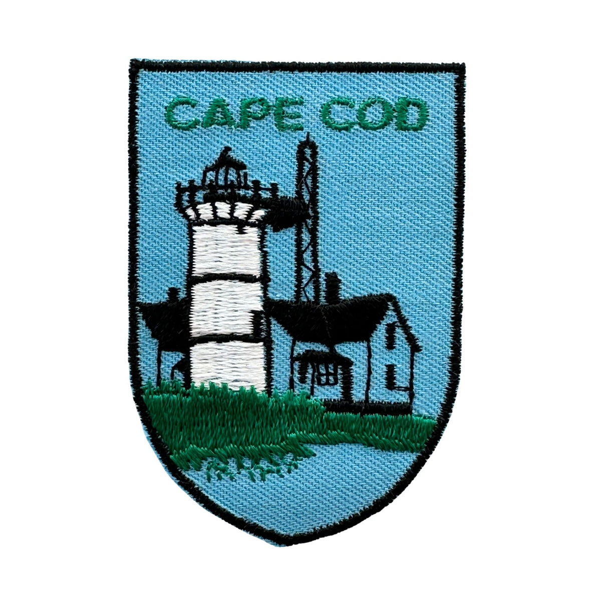Massachusetts Cape Cod Nobska Lighthouse Vintage Patch