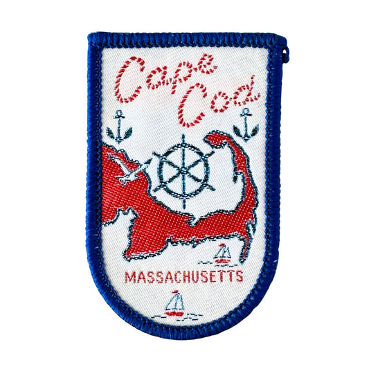 Massachusetts Cape Cod Retro Sparkle Vintage Patch