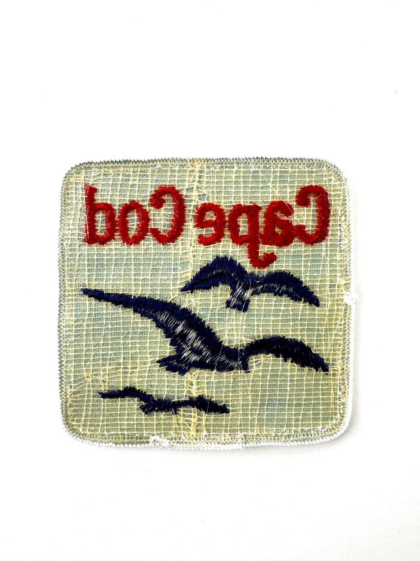 Massachusetts Cape Cod Seagulls Large Vintage Patch