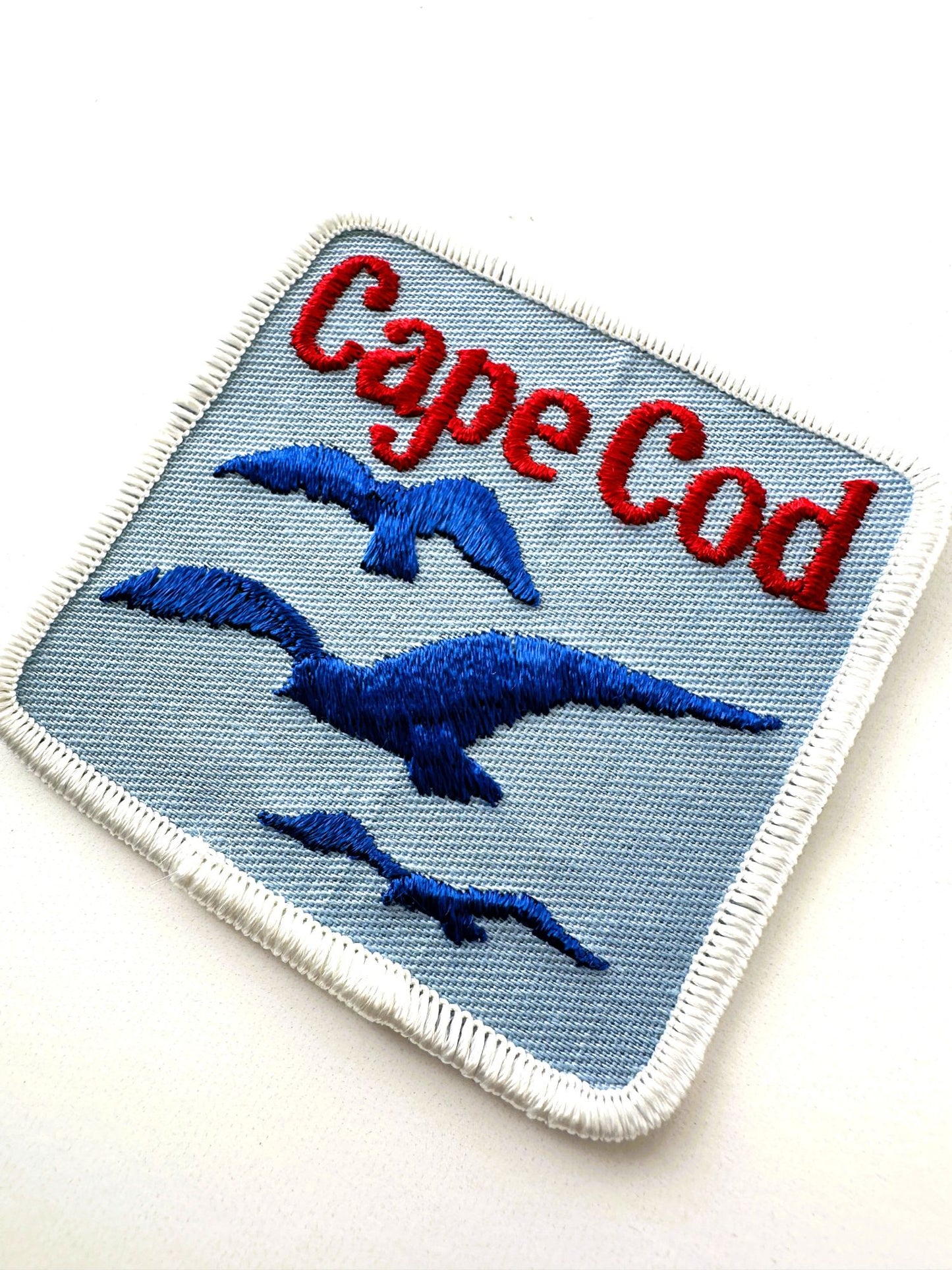 Massachusetts Cape Cod Seagulls Large Vintage Patch