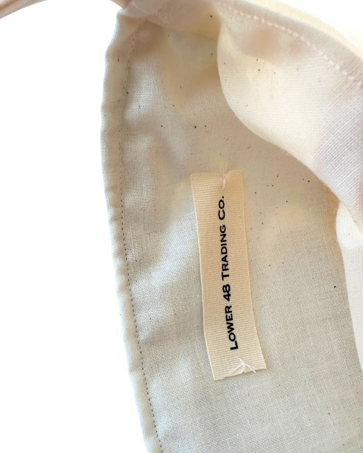 Massachusetts Cape Cod Vintage Hand Printed Linen Freshly Sewn Stocking
