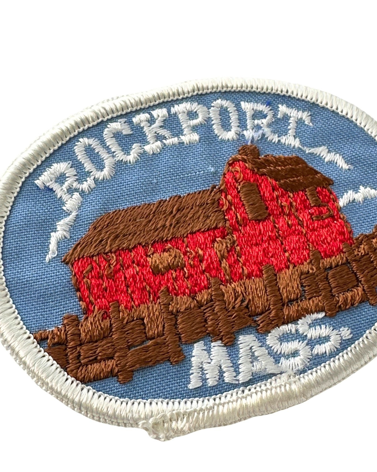 Massachusetts Rockport Motif No. 1 Large Vintage Patch