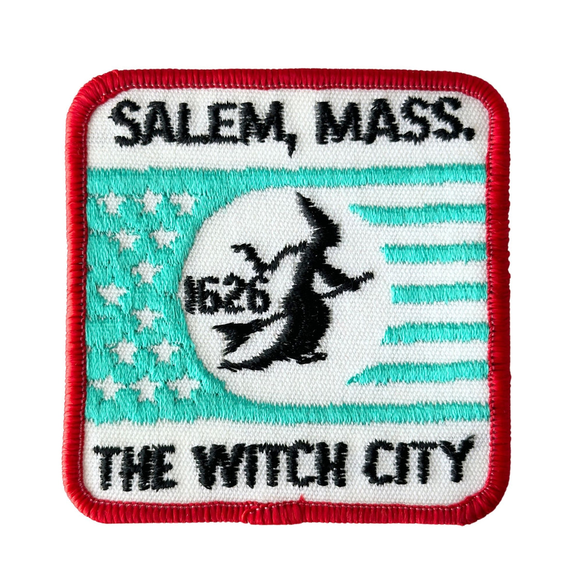 Massachusetts Salem The Witch City Square Vintage Patch