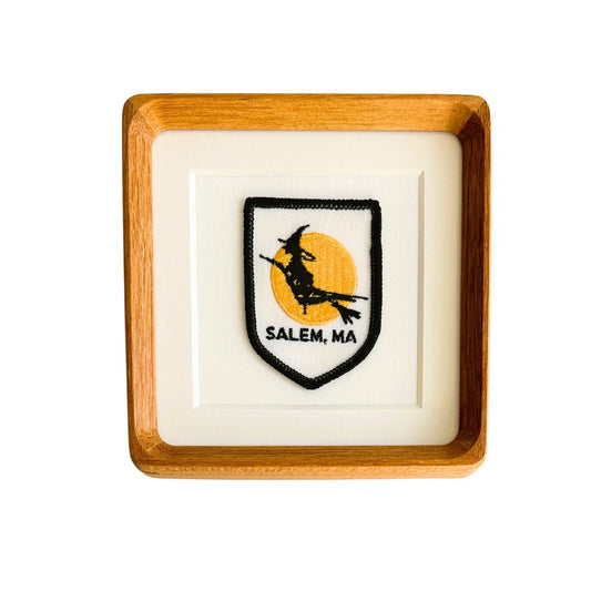 Massachusetts Salem Witch Framed Vintage Travel Patch