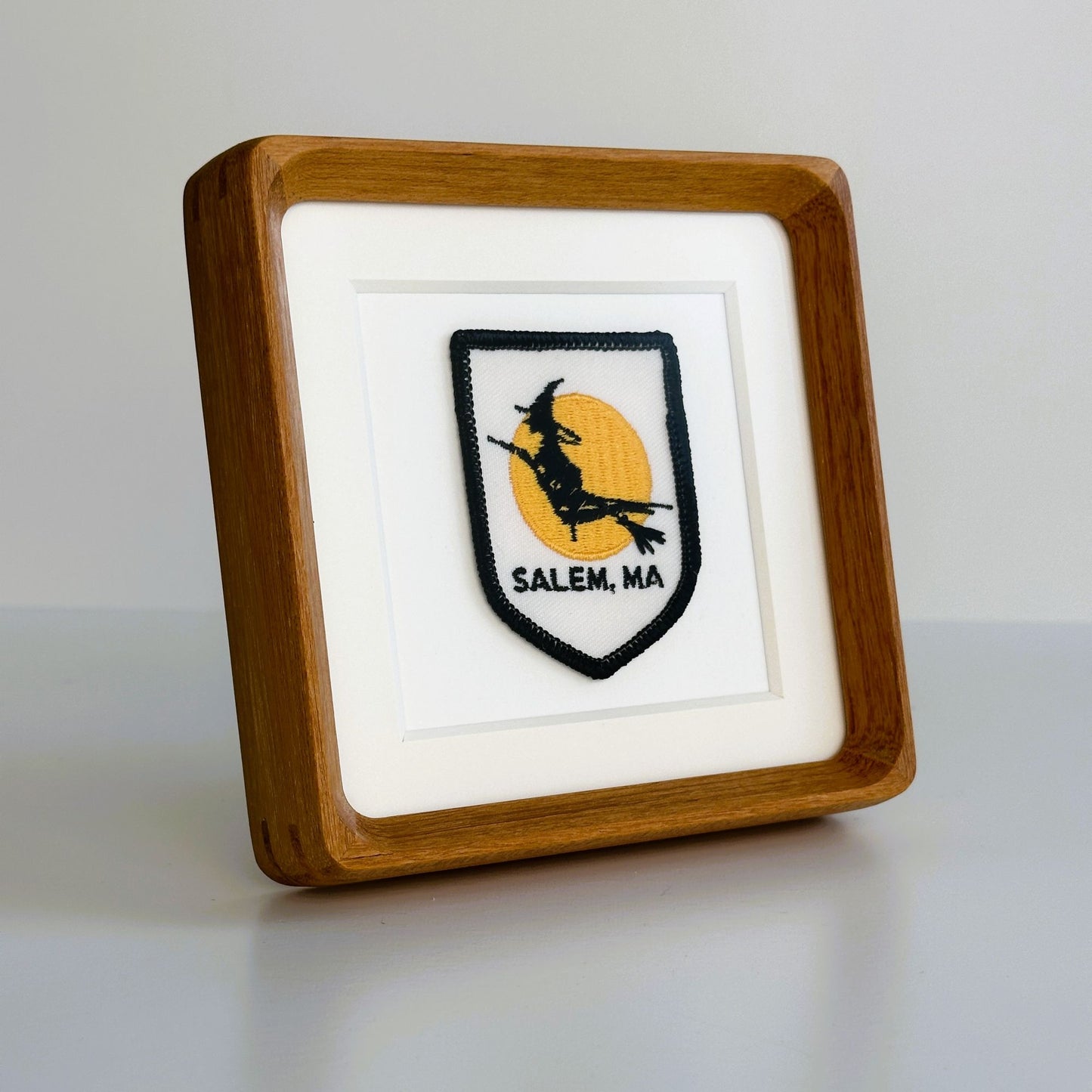 Massachusetts Salem Witch Framed Vintage Travel Patch