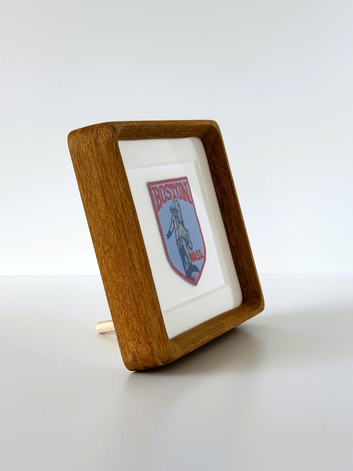 Massachusetts Boston Framed Vintage Travel Patch