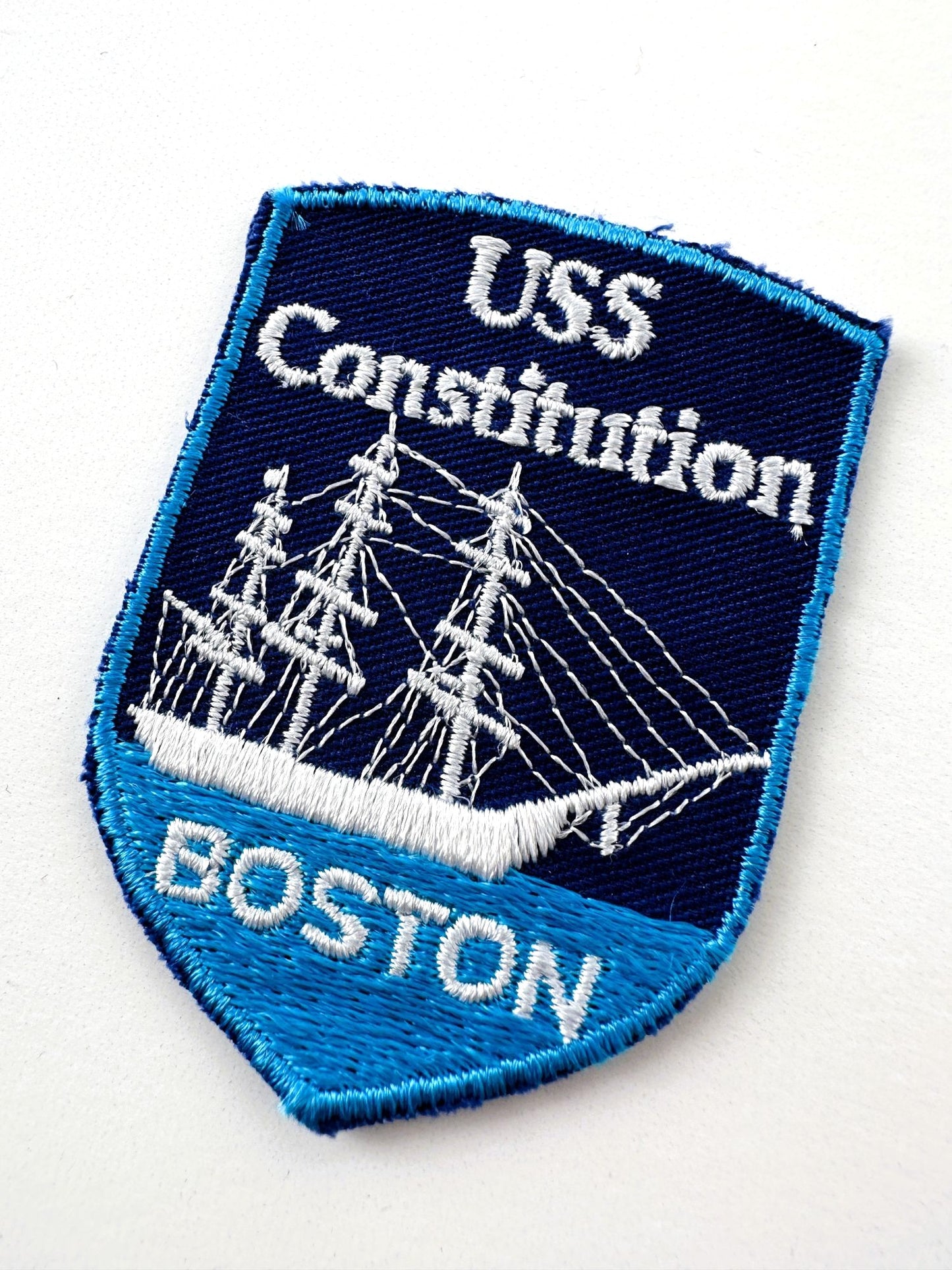 Massachusetts Boston USS Constitution Vintage Patch