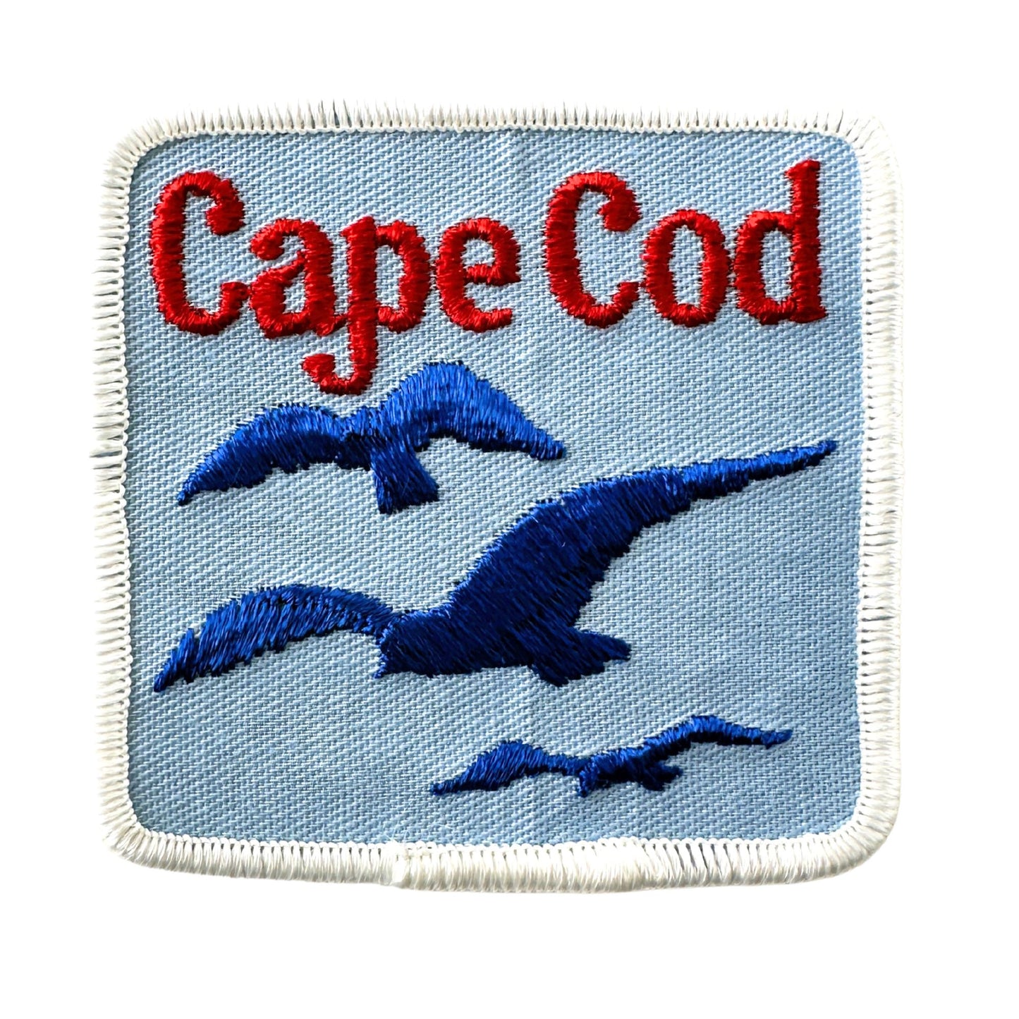 Massachusetts Cape Cod Seagulls Large Vintage Patch
